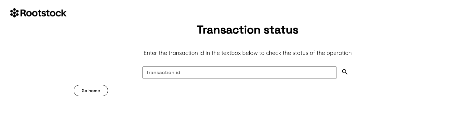 Transaction status field